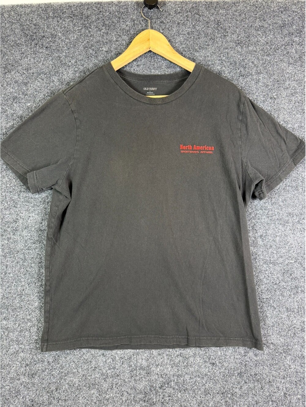 Old Navy Shirt Mens Large Black North American Sportsmans Apparel Goose Graphic